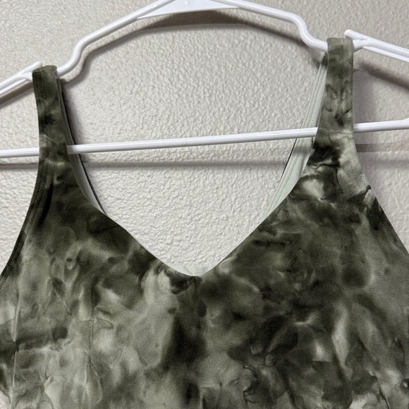 Lululemon Align Tank Top Diamond Dye Olive Green Tank - Picture 5 of 11